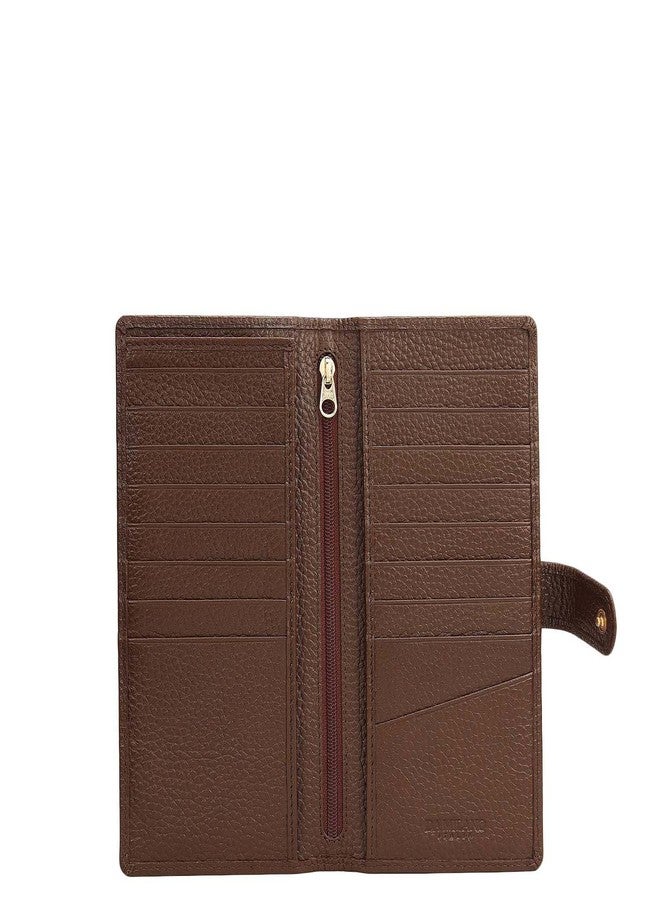 Da Milano Leather Card Holder for Men & for Women - Brown (10133B) - Image 3
